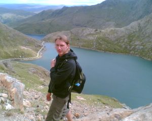 Dave on Snowdon